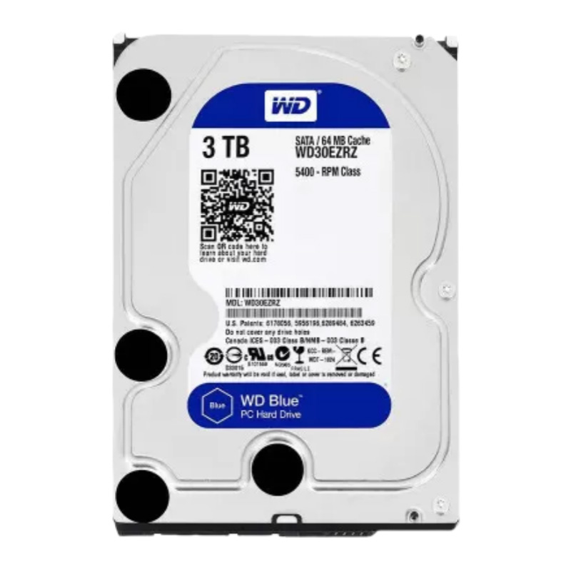 3TB 西数 台式机械硬盘 3.5寸 SATA接口