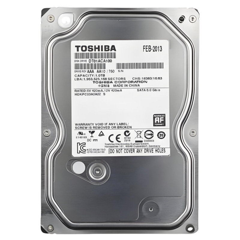 1TB 东芝 台式机械硬盘 3.5寸 SATA接口