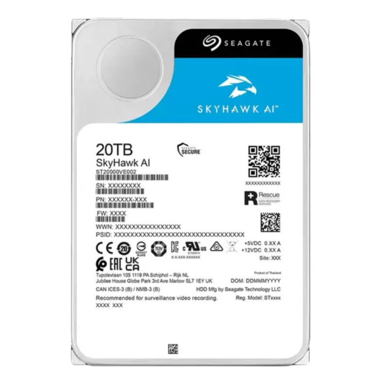 20TB 希捷 台式机械硬盘 3.5寸 SATA接口
